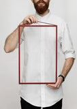 Frame a3 deep red