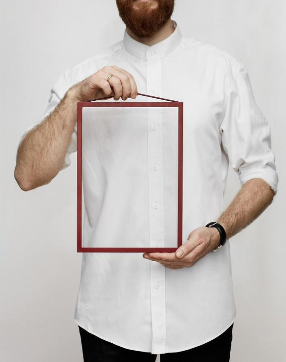 Frame - A4 - Deep Red
