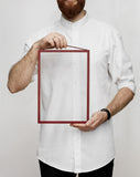 Frame - A4 - Deep Red