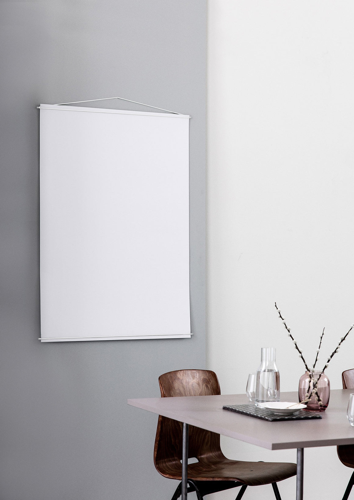 Poster Hanger - White - 50cm