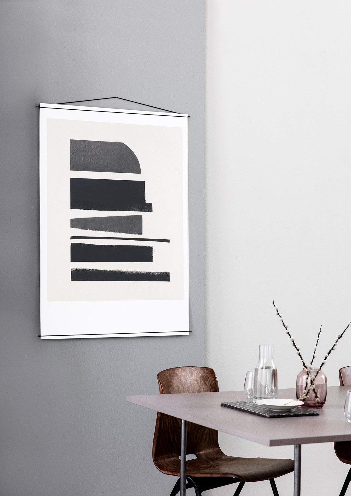 Poster Hanger - Brass - 70cm