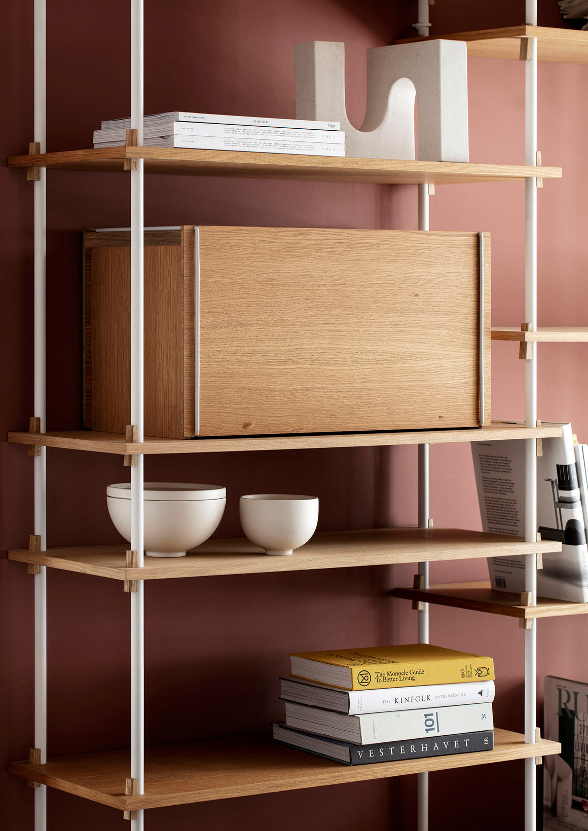 Storage Box - Oak/White