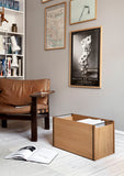 Storage Box - Oak/Black