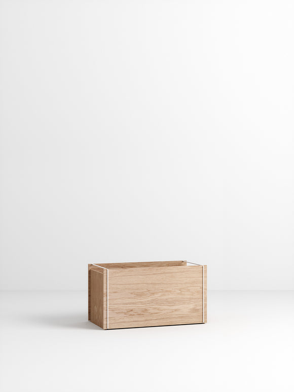 Storage Box - Oak/White