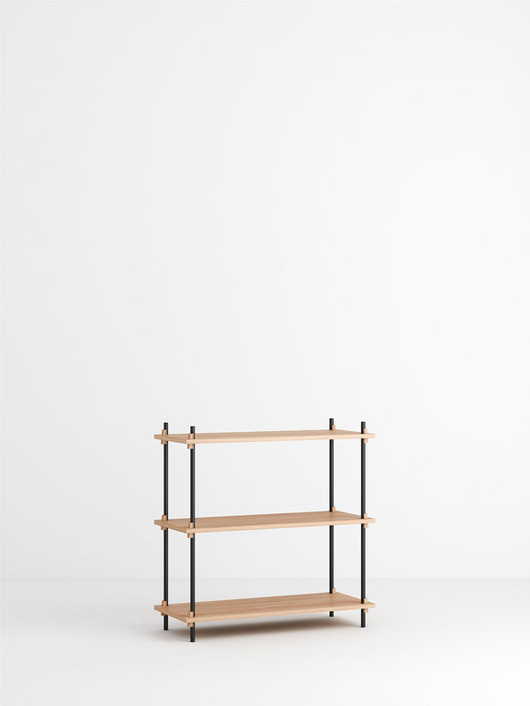 Shelving System oak, low single