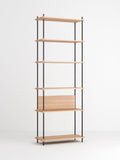 Moebe Shelving System oak, extra tall