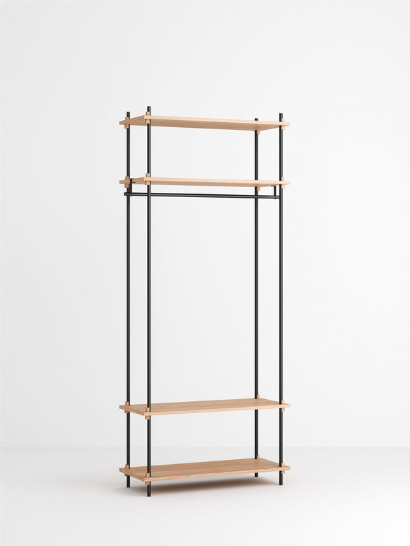 Shelving System wardrobe, oak