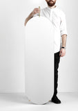 Tall Wall Mirror - Brass