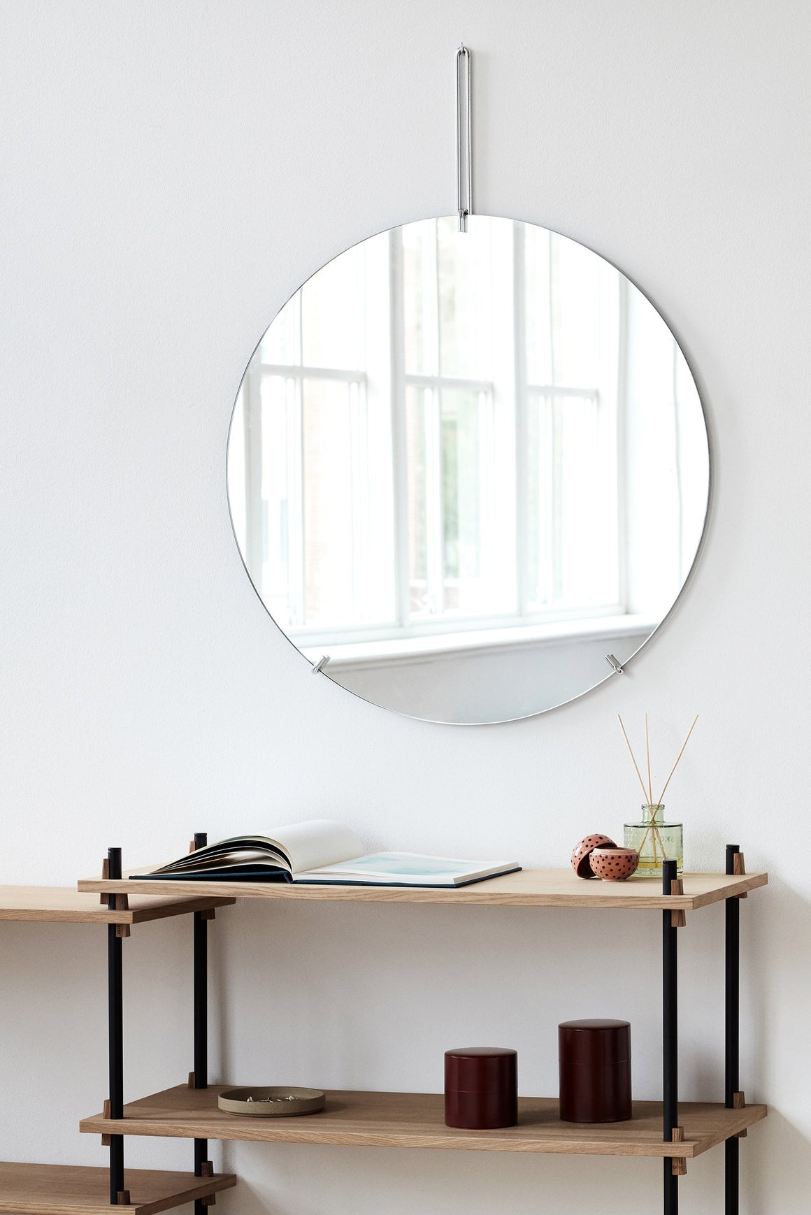 Wall Mirror - Chrome - 70cm Ø