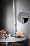 Wall Mirror - Black - 50cm Ø