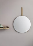 Wall Mirror - Brass - 30cm Ø