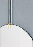 Wall Mirror - Brass - 30cm Ø