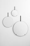 Wall Mirror - Black - 50cm Ø