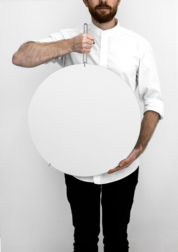 Wall Mirror - Chrome - 50cm Ø
