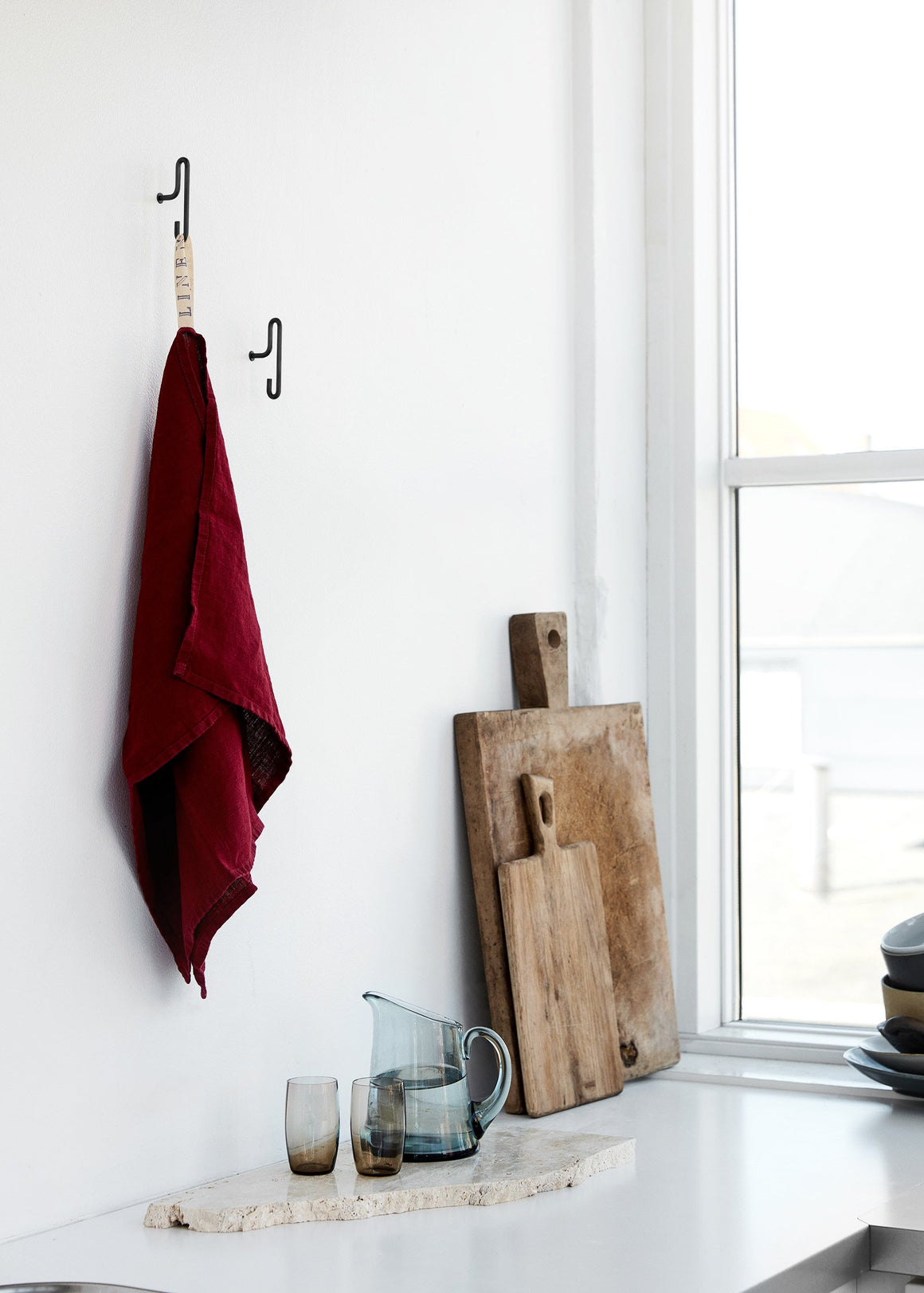 Wall Hook - Black - Small (x2)